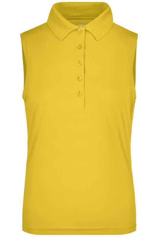 Dámska polokošeľa (JN Ladies' Active Polo Sleeveless) > žltá (sun) > S