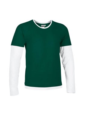 Unisex tričko (DENVER) > zelená (bottle) / biela > M