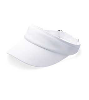 Unisex šilt (Beechfield Sports Visor) > biela