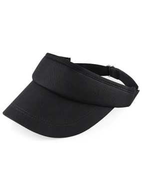 Unisex šilt (Beechfield Sports Visor) > čierna