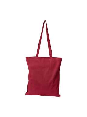Farebná bavlnená taška  > červená(burgundy)