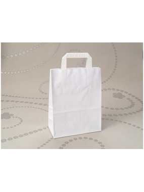 Papierová taška (STANDARD LINE) > biela > 22x10x36 cm
