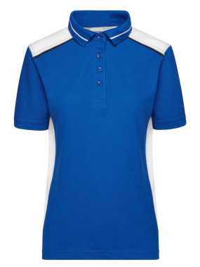 Dámska pracovná polokošeľa(JN Ladies Workwear Polo-Level 2)>modrá (royal) / biela>2XL