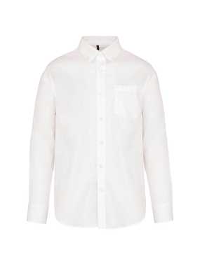 Pánska košeľa (KARIBAN MENS LONG SLEEVE SHIRT) > biela > M