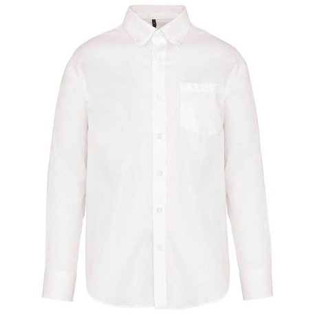 Pánska košeľa (KARIBAN MENS LONG SLEEVE SHIRT) > biela > L
