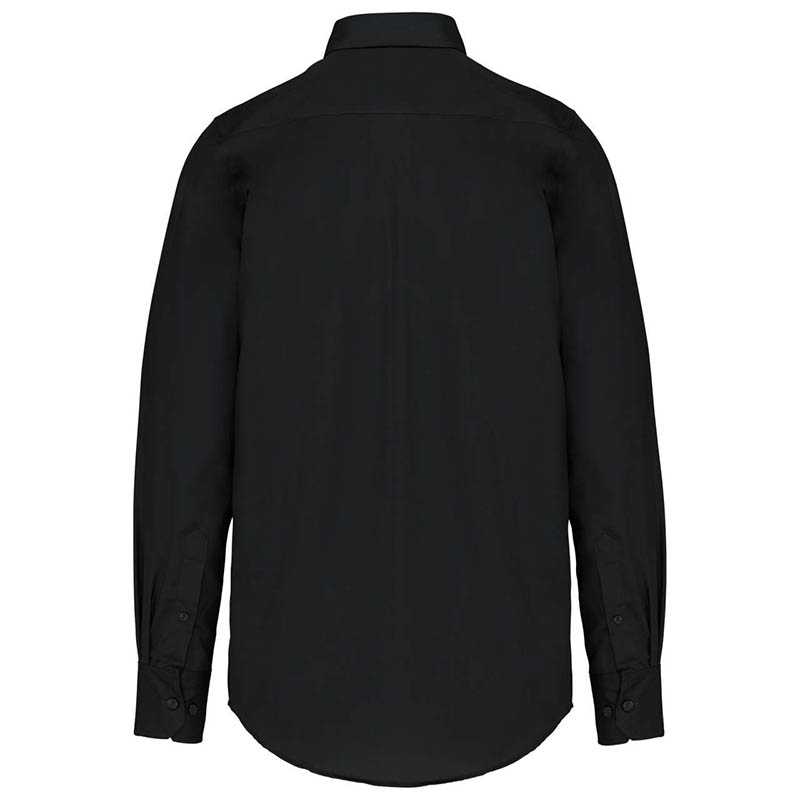 Pánska košeľa (KARIBAN MENS LONG SLEEVE SHIRT) > čierna > M