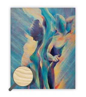 Drevený obraz (Women II. 2026) - 45 x 52 cm