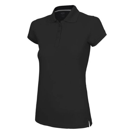 Dámska polokošeľa (VELILLA WOMEN'S SS 100% POLYESTER POLO) > čierna > 2XL