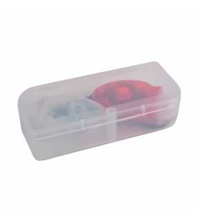 Svetlá na bicykel > červená / biela