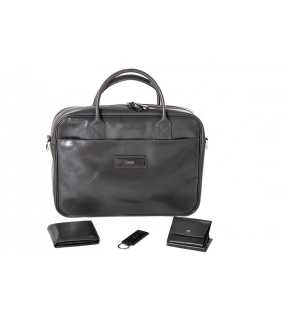 Veľká business taška na notebook > šedá (antracit hladká)