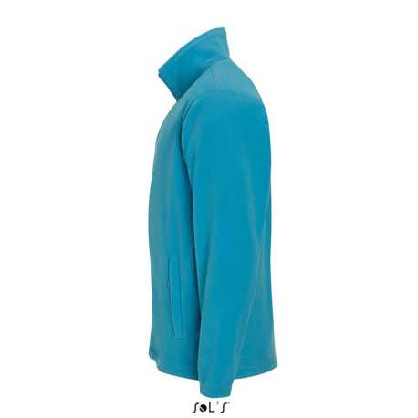 Unisex fleece mikina (SOLS UNISEX ZIPPED JACKET) > modrá (aqua) > 2XL