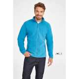 Unisex fleece mikina (SOLS UNISEX ZIPPED JACKET) > modrá (aqua) > 2XL