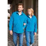 Unisex fleece mikina (SOLS UNISEX ZIPPED JACKET) > modrá (aqua) > 2XL