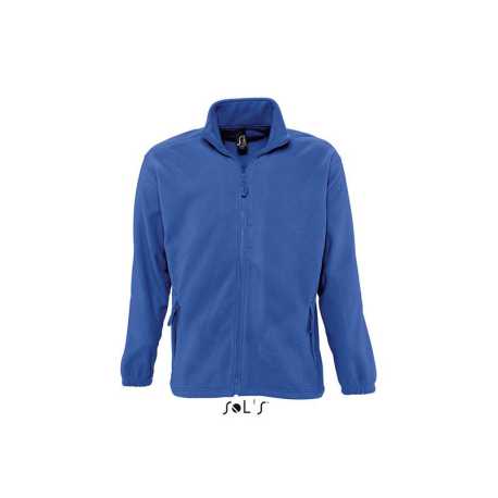 Unisex fleece mikina (SOLS UNISEX ZIPPED JACKET) > modrá (royal) > XS