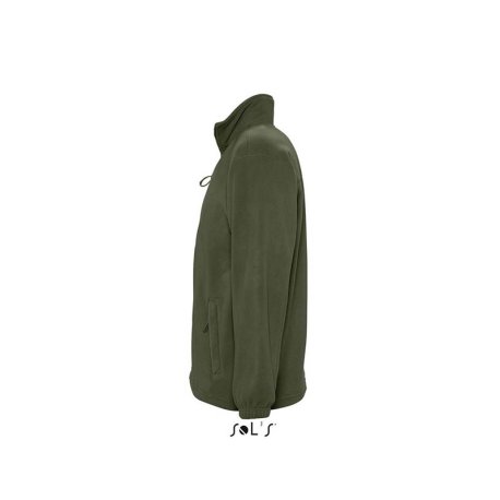 Unisex fleece mikina (SOLS UNISEX ZIPPED JACKET) > zelená (army) > M