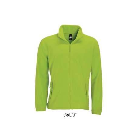 Unisex fleece mikina (SOLS UNISEX ZIPPED JACKET) > zelená (lime) > 2XL