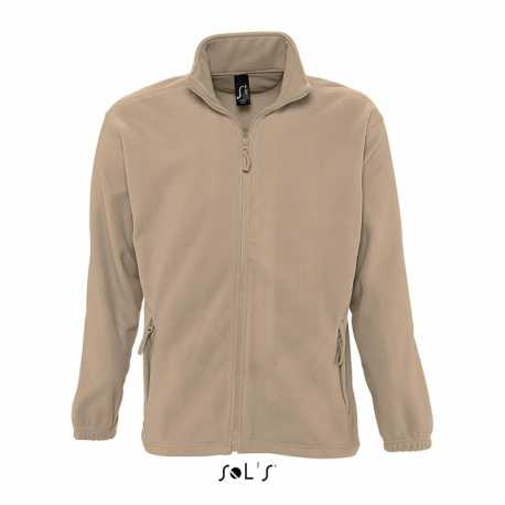 Unisex fleece mikina (SOLS UNISEX ZIPPED JACKET) > šedá (rope) > 2XL