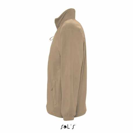 Unisex fleece mikina (SOLS UNISEX ZIPPED JACKET) > šedá (rope) > 2XL