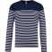 modrá (striped navy) / biela