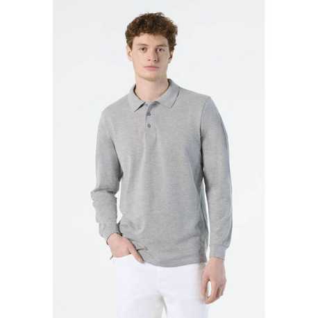 Pánska polokošeľa (SOLS STAR MENS LONG SLEEVE PIQUE POLO SHIRT) > čierna > M