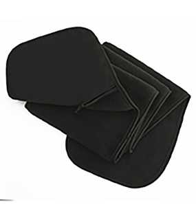 Unisex šál (RESULT POLARTHERM™ SCARF WITH ZIP) > čierna