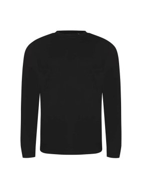 Pánske tričko (Just Ts LONG SLEEVE TRI-BLEND T) > čierna (solid) > L