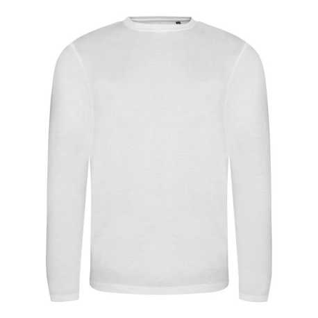 Pánske tričko (Just Ts LONG SLEEVE TRI-BLEND T) > biela (solid) > S