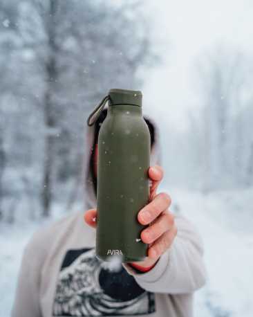 Termo fľaša Avira Avior 500ml z RCS recyklovanej ocele > zelená