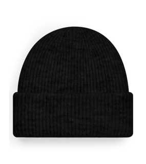 Unisex čiapka (Beechfield Cosy Ribbed Beanie) > čierna (marl)