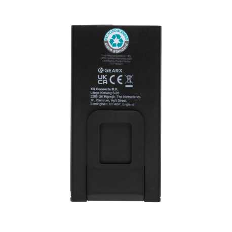 Malé USB pracovné svietidlo Gear X z RCS recykl. plastu > šedá