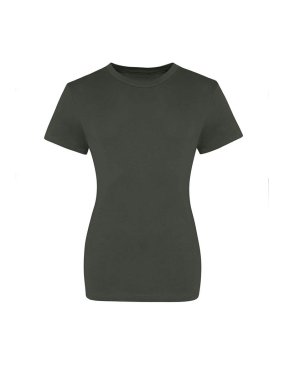 Dámske tričko (Just Ts THE 100 WOMEN'S T) > zelená (combat) > XL