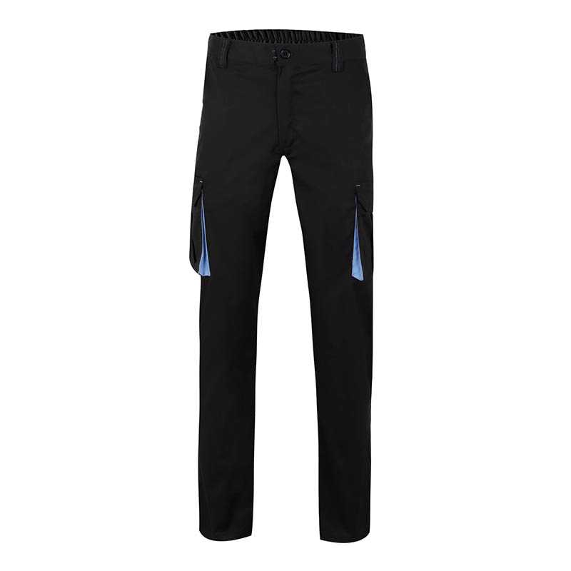 Pánske nohavice (VELILLA TWO-TONE STRETCH TROUSERS) > čierna / modrá (sky) > 34