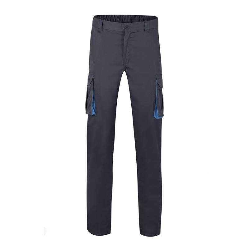 Pánske nohavice (VELILLA TWO-TONE STRETCH TROUSERS) > šedá / modrá (sky) > 46