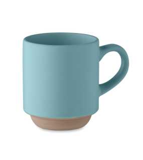 Keramický stohovateľný pohár > modrá (petrol)