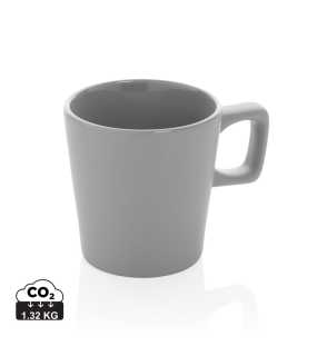 Moderný keramický hrnček na kávu > šedá