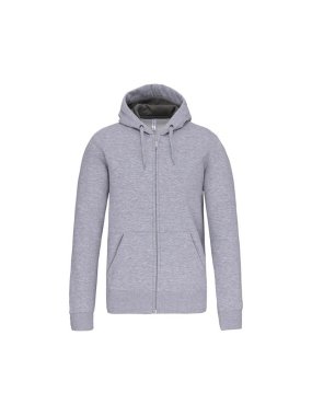 Unisex mikina (KARIBAN ZIP HOODED SWEATSHIRT) > šedá (oxford) > 2XL
