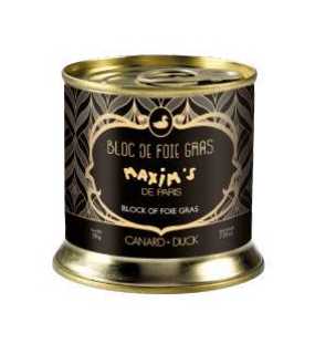 Bloc of duck foie gras -  Round tin 200 g Maxim’s