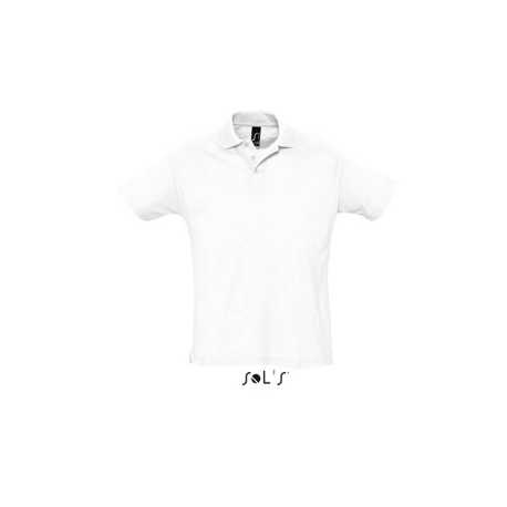 Pánska polokošeľa (SOL'S SUMMER II MEN'S POLO SHIRT) > biela > S