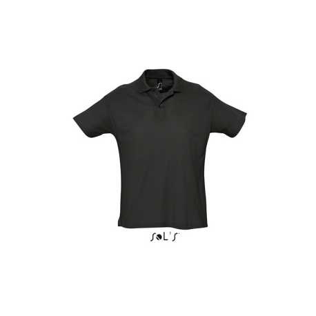Pánska polokošeľa (SOL'S SUMMER II MEN'S POLO SHIRT) > čierna > S