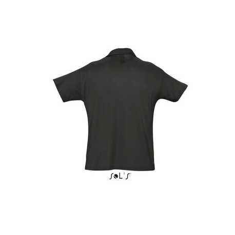 Pánska polokošeľa (SOL'S SUMMER II MEN'S POLO SHIRT) > čierna > S