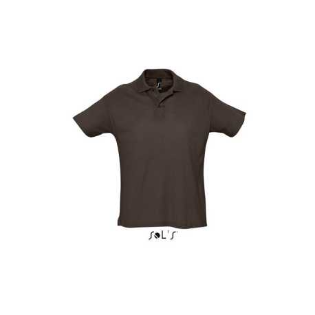 Pánska polokošeľa (SOL'S SUMMER II MEN'S POLO SHIRT) > hnedá (chocolate) > S