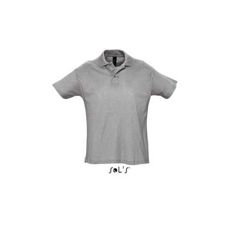Pánska polokošeľa (SOL'S SUMMER II MEN'S POLO SHIRT) > šedá (melange) > S