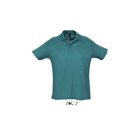 Pánska polokošeľa (SOL'S SUMMER II MEN'S POLO SHIRT) > modrá (duck) > 2XL
