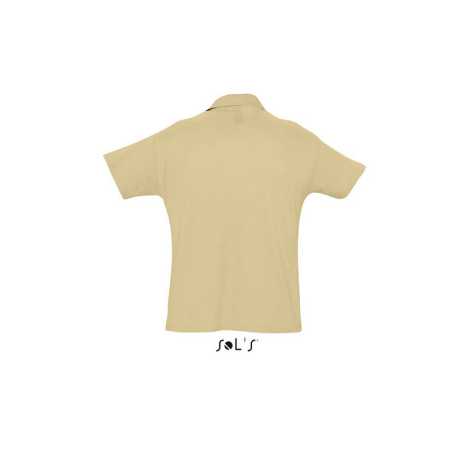 Pánska polokošeľa (SOL'S SUMMER II MEN'S POLO SHIRT) > hnedá (sand) > S