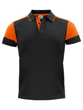 Pánska polokošeľa (PRINTER PRIME POLO) > čierna / oranžová > L
