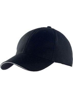 Unisex šiltovka (KARIBAN SPORTS CAP) > čierna / šedá