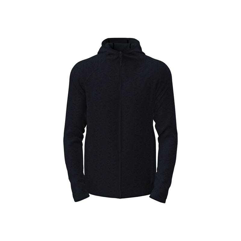 Pánska mikina (Stedman Lux Hooded Knit Fleece Jacket) > modrá (midnight heather) > S