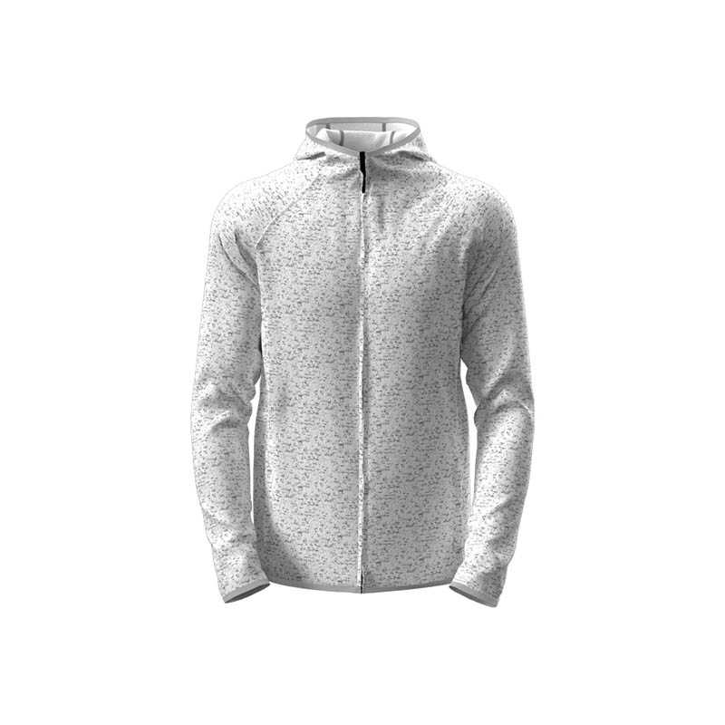 Pánska mikina (Stedman Lux Hooded Knit Fleece Jacket) > šedá (light heather) > S