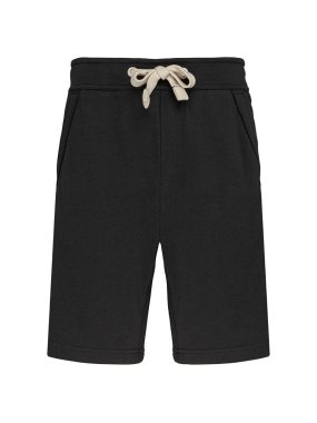 Pánske krátke nohavice (KARIBAN FLEECE SHORTS) > čierna > S