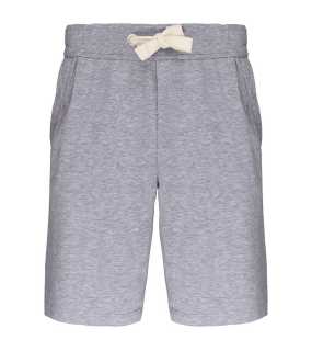 Pánske krátke nohavice (KARIBAN FLEECE SHORTS) > šedá (oxford) > L